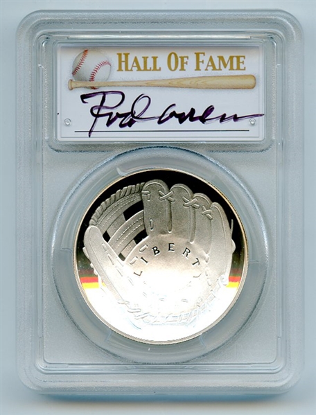 2014 P $1 Baseball HOF Silver Commemorative Signed by Rod Carew PCGS PR70DCAM 