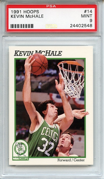 1991 Hoops 14 Kevin McHale PSA MINT 9