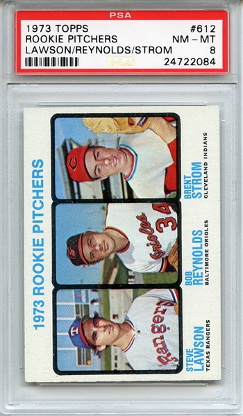 1973 Topps 612 Rookie Pitchers PSA NM-MT 8