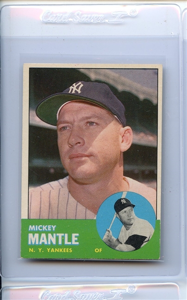 1963 Topps 200 Mickey Mantle EX