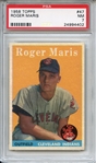 1958 Topps 47 Roger Maris RC PSA NM 7