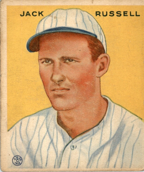 1933 Goudey 123 Jack Russell RC VG-EX #D362300