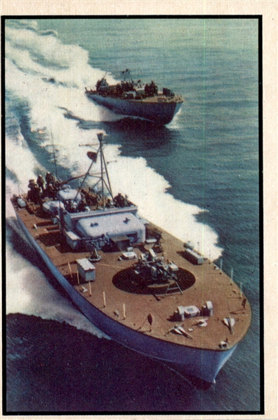 1954 Bowman Power for Peace 2 Navy's New Type Pt EX #D369816