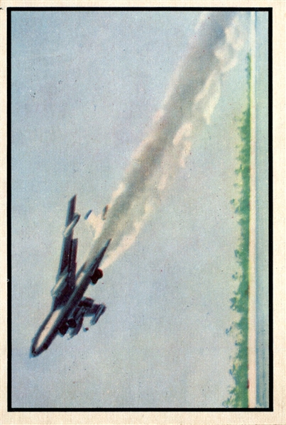 1954 Bowman Power for Peace 7 Stratojet Take Off NM #D376218