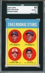 1963 Topps 537 Pete Rose RC SGC EX/MT+ 82 / 6.5