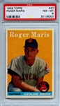1958 Topps 47 Roger Maris RC PSA NM-MT 8