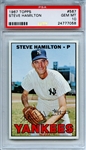 1967 Topps 567 Steve Hamilton PSA GEM MT 10