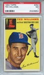 1954 Topps 250 Ted Williams PSA NM 7