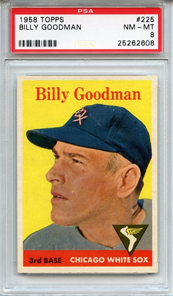 1958 Topps 225 Billy Goodman PSA NM-MT 8