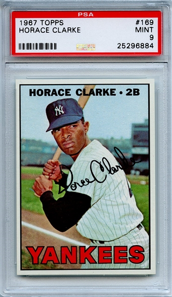1967 Topps 169 Horace Clarke PSA MINT 9