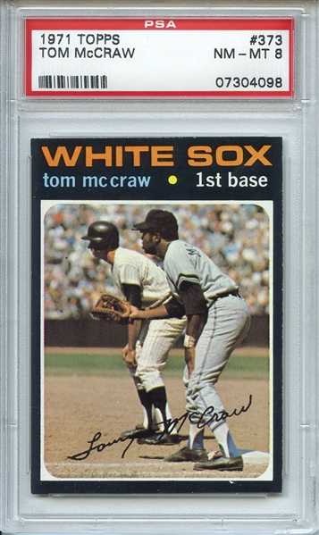 1971 Topps 373 Tom McCraw PSA NM-MT 8