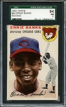1954 Topps 94 Ernie Banks RC SGC NM 84 / 7