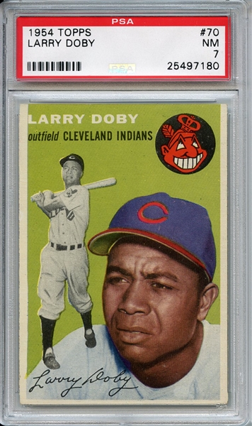 1954 Topps 70 Larry Doby PSA NM 7