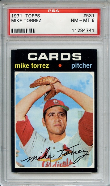 1971 Topps 531 Mike Torrez PSA NM-MT 8