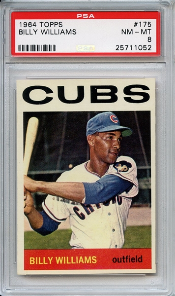 1964 Topps 175 Billy Williams PSA NM-MT 8