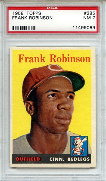 1958 Topps 285 Frank Robinson PSA NM 7
