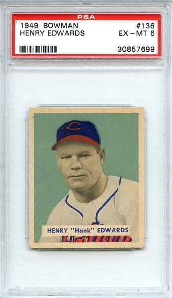 1949 Bowman 136 Henry Edwards PSA EX-MT 6