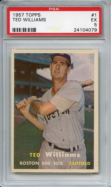 1957 Topps 1 Ted Williams PSA EX 5