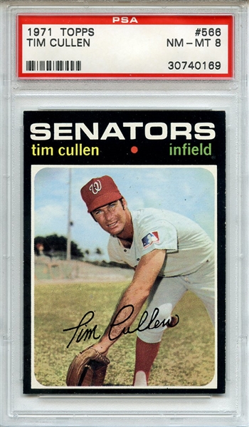 1971 Topps 566 Tim Cullen PSA NM-MT 8