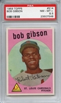 1959 TOPPS 514 BOB GIBSON RC PSA NM-MT+ 8.5