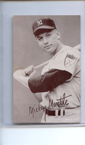 1947-66 EXHIBIT MICKEY MANTLE EX-MT