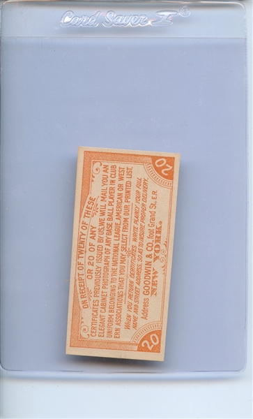 1887 GOODWIN AND CO COUPON LOOKS NM