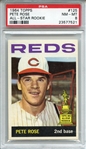 1964 TOPPS 125 PETE ROSE ALL-STAR ROOKIE PSA NM-MT 8
