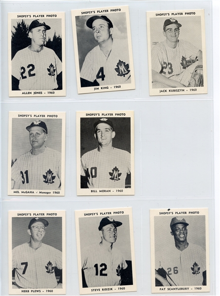 1960 SHOPSY'S FRANKFURTERS TORONTO MAPLE LEAFS 22/23 NM TO NM-MT APPEARANCE *READ*