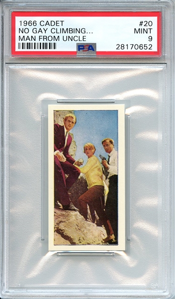 1966 CADET MAN FROM UNCLE 20 NO GAY CLIMBING... MAN FROM UNCLE PSA MINT 9
