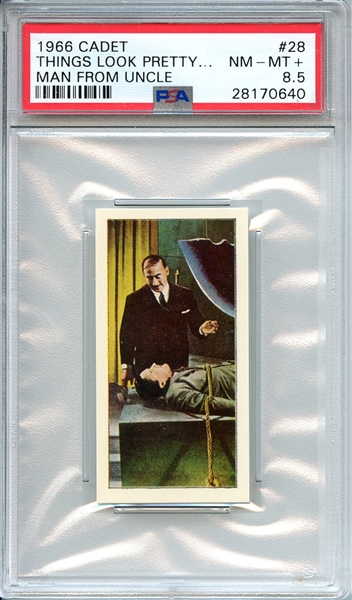1966 CADET MAN FROM UNCLE 28 THINGS LOOK PRETTY... MAN FROM UNCLE PSA NM-MT+ 8.5