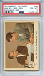 1959 FLEER TED WILLIAMS 68 JAN. 23, 1959-TED SIGNS FOR 1959 PSA NM-MT 8