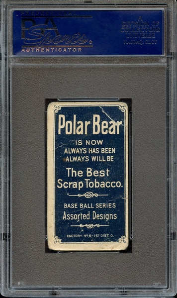 1909-11 T206 POLAR BEAR RAY DEMMITT ST. LOUIS PSA PR 1