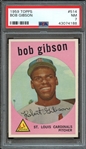 1959 TOPPS 514 BOB GIBSON RC PSA NM 7