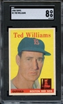 1958 TOPPS 1 TED WILLIAMS SGC NM-MT 8