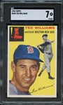 1954 TOPPS 250 TED WILLIAMS SGC NM 7