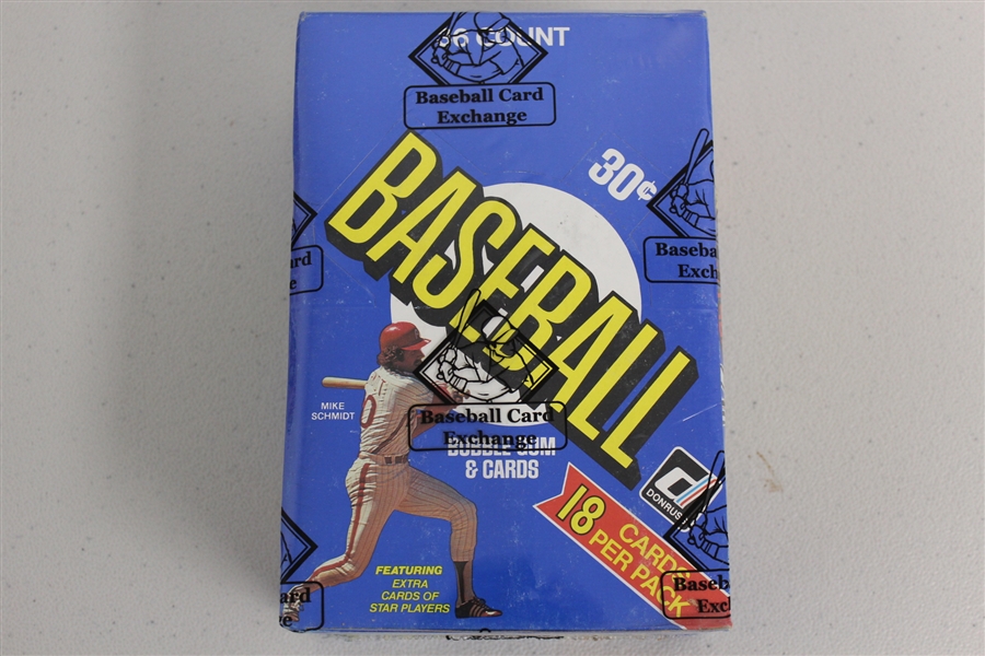 1981 DONRUSS BASEBALL WAX BOX (BBCE) FROM SEALED CASE