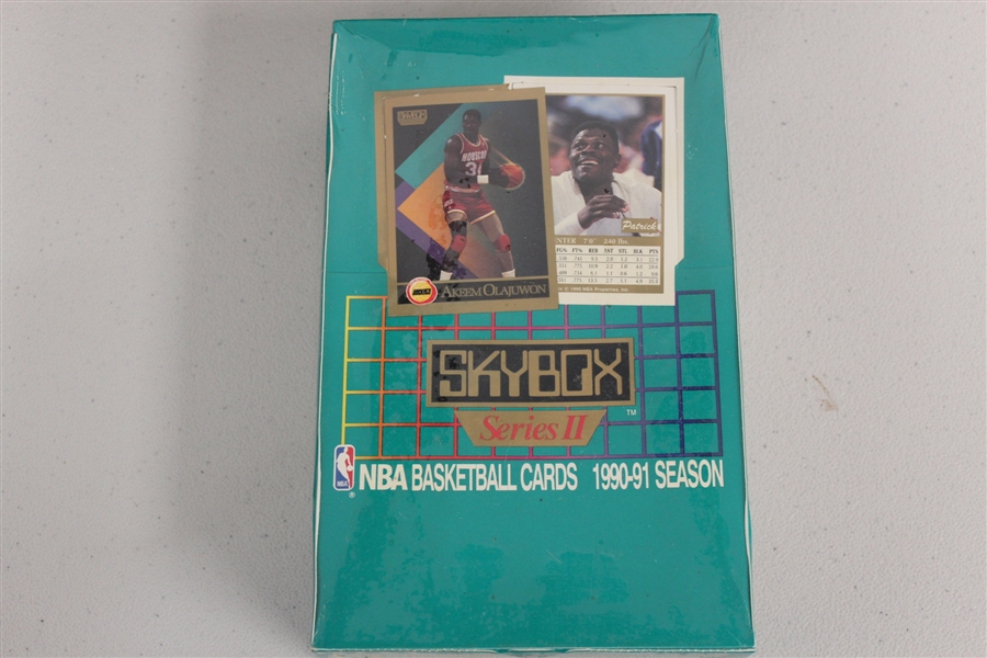1990 SKYBOX BASKETBALL SEALED SERIES 2 WAX BOX