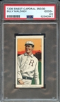 1909-11 T206 SWEET CAPORAL 350/30 BILLY MALONEY PSA GOOD+ 2.5