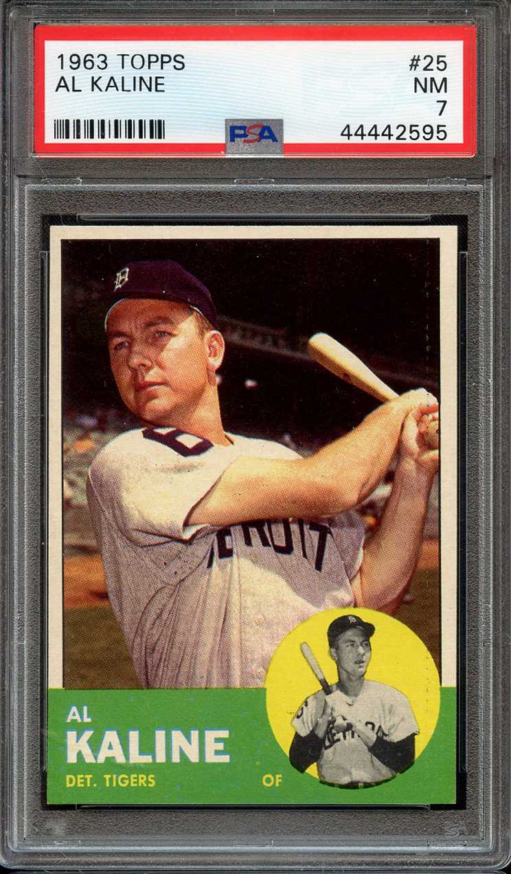 Lot Detail Topps Al Kaline Psa Nm