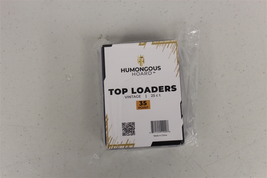 (1000) Humongous Hoard Premium Vintage Top Loader Case Holds 52-56 Cards