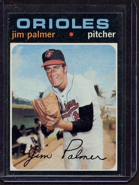 1971 TOPPS 570 JIM PALMER NM