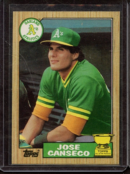 1987 TOPPS 620 JOSE CANSECO MINT