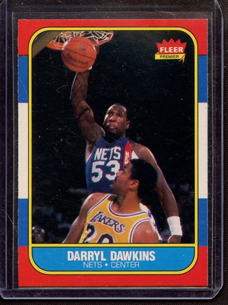 1986 FLEER 24 DARRYL DAWKINS NM-MT