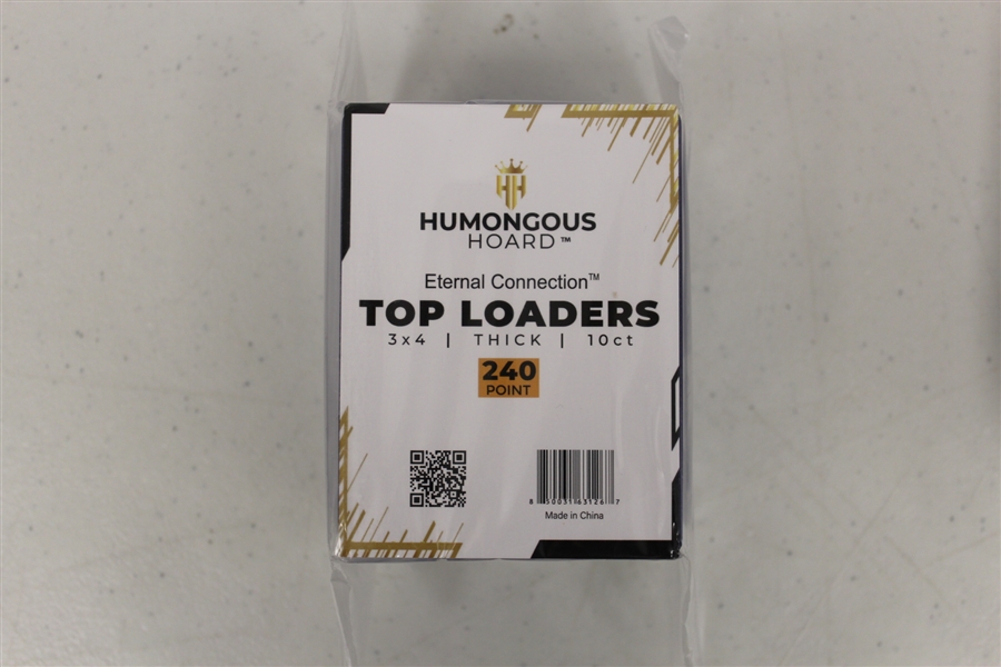 (50) Humongous Hoard 3 x 4 Premium Eternal Connection 240Pt Thick Top Loaders