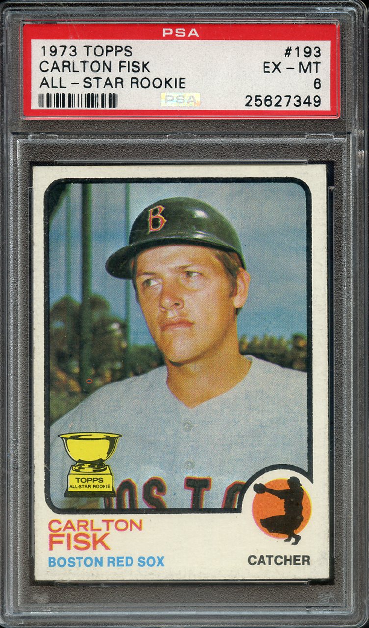 Lot Detail Topps Carlton Fisk All Star Rookie Psa Ex Mt