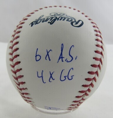 Alan Trammell Signed Auto Autograph Rawlings Baseball w/ Stat Insc JSA Witness COA