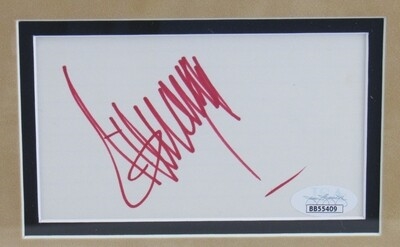 Donald Trump 45th US President Signed Framed 3x5 Index Card w/ 8x10 Photo JSA BB55409