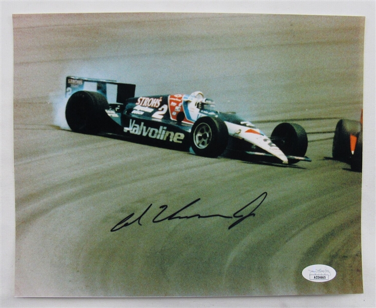 Al Unser Jr Signed Auto Autograph 8x10 Photo JSA AD34665