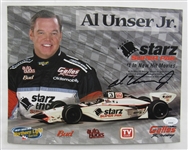 Al Unser Jr Signed Auto Autograph 8.5x11 Photo JSA AD34650