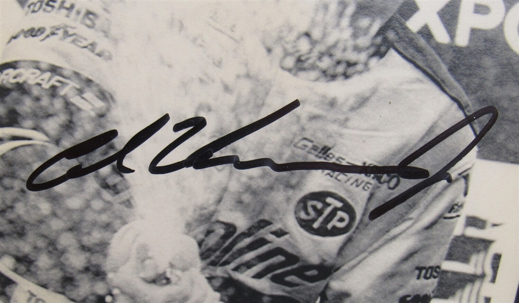 Al Unser Jr Signed Auto Autograph 8.5x11 Photo JSA AD34649